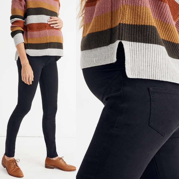 Madewell Denim - Madewell Maternity Black Skinny Jeans